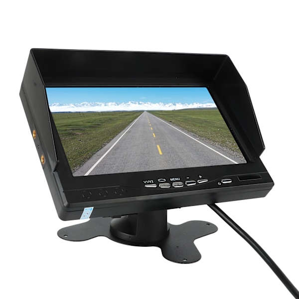 7-tums Backup Camera Monitor High Definition Backback Monitor med RCA-gränssnitt för billastbil RV