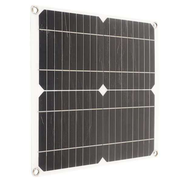 Solpanel Monokristallint kisel Vattentät Hög prestanda för RV Bil Båt Trailer 20W 18V 30A
