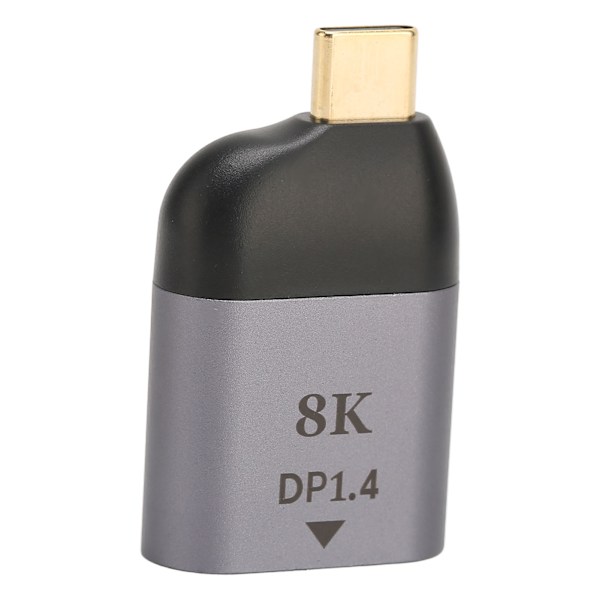 USB-C til DisplayPort-adapter 8K 60Hz Høy oppløsning Kompakt bærbar USB-C til DP-adapter for Windows PC