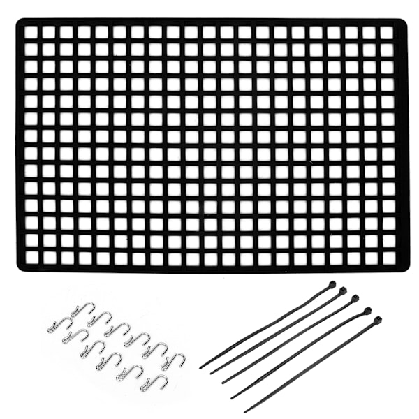 Simuleret Gummi Vindue Bagage Net Tilbehør til Axial for RC Crawler Bil Sort