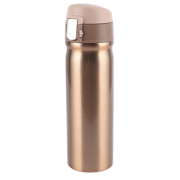 Biluppvärmd kopp Elvärme 304 Rostfritt stål isoleringsflaska 400ml Rose GoldDC 24V
