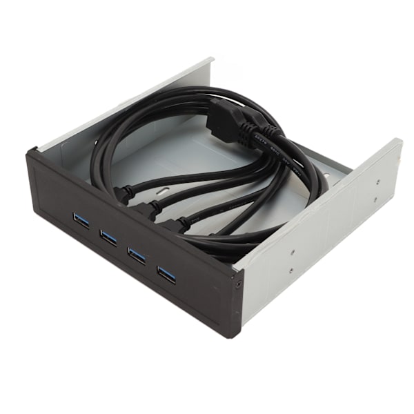 5,25 tommers USB 3.0 Frontpanel Hub 4 porter 5 Gbps høy hastighet 19-pinners USB Frontpanel Hub for PC-datamaskin