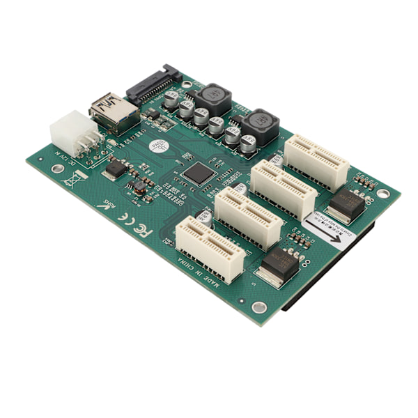 PCI E X1 til 4xPCI E X1 Adapterkort Plug and Play PCB PCI E X1 Adapterkort til Windows til Linux
