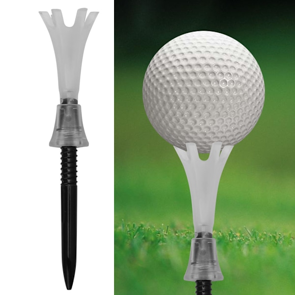 Justerbare Golf-Tees - Sett med 3 Begrenset Rotasjon Tees