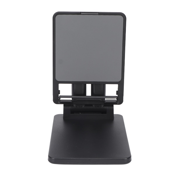 Mobiltelefonholder til Skrivebord Foldbar Dobbelt Stang til Iphone Tablet Smartphone til Live Streaming Optagelse Sort