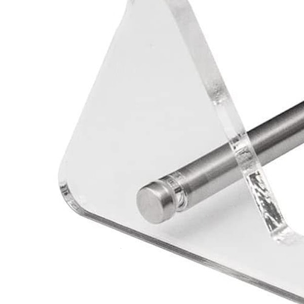 Stativ for oppbevaring av tastatur, avtakbar, klar akryl, hevet, skrått, stativ for visning av mekanisk tastatur for hjemmet, 1 lag