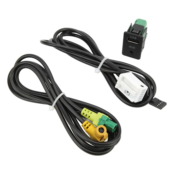 Bilstereo AUX-omkopplare USB-kabeladapter Ersättning för RCD510 RNS315 B6 B7 CC