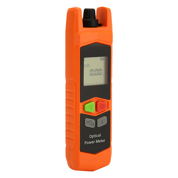 Fiberoptisk kabeltester 2,5 mm Universal 0,01 dB 800 til 1700 nm Høy nøyaktighet Optisk fibereffektmåler for vedlikehold