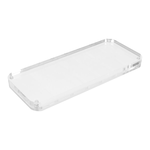 Spillkortveske i gjennomsiktig akryl, oppbevaringsboks for spill med 14 spor for Switch for Lite krystallboks
