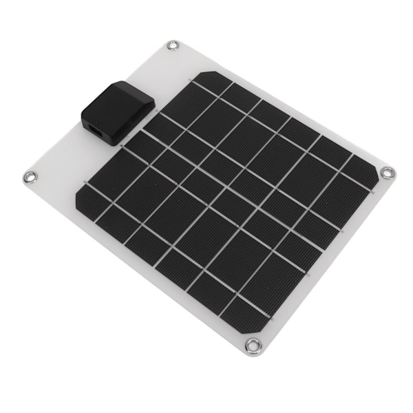 5W 5V solpanel monokristallin kraftgeneratorpanel Batteriladdarsats för bilbåtsläp husbil Vit