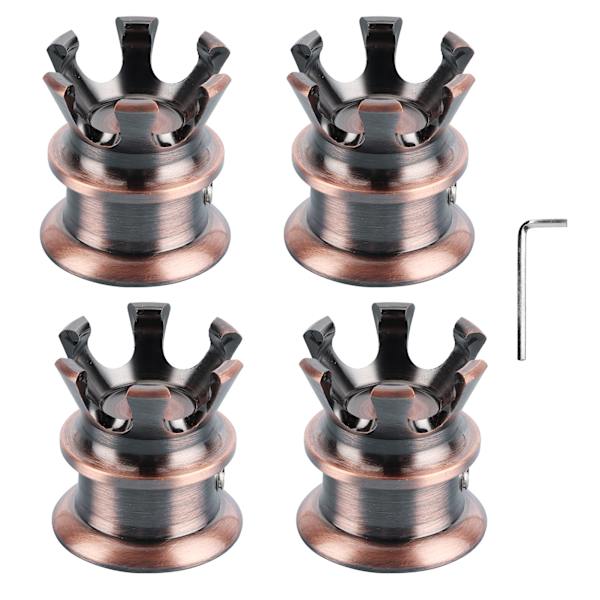 4 kpl Moottorin ruuvikorkit Suojukset Crown Styling Sopii XL883/Big Twin 1340 Evo/Twin Cam -malleihin Pronssi