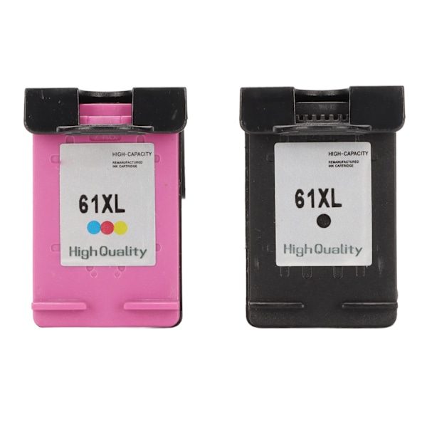 2 stk Farvede Sorte 61XL Blækpatroner Udskiftning til HP til Envy 4500 til Deskjet 1000 1056 1510 1512 1010 til OfficeJet 4630