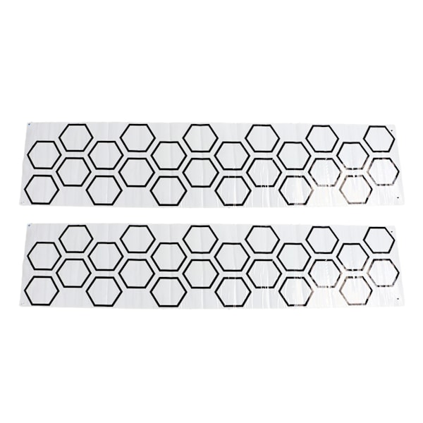 Geometrisk grafik Bildekal Självhäftande Universal Fit Car Side Body Sticker för Car Yacht Truck Svart