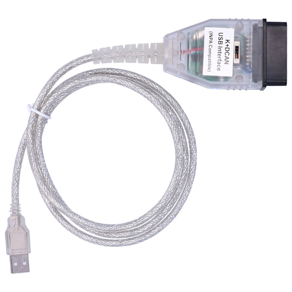 1224V OBD-kabeladapter med strömbrytare för K+CAN K+DCAN Bilfelsdiagnostikverktyg