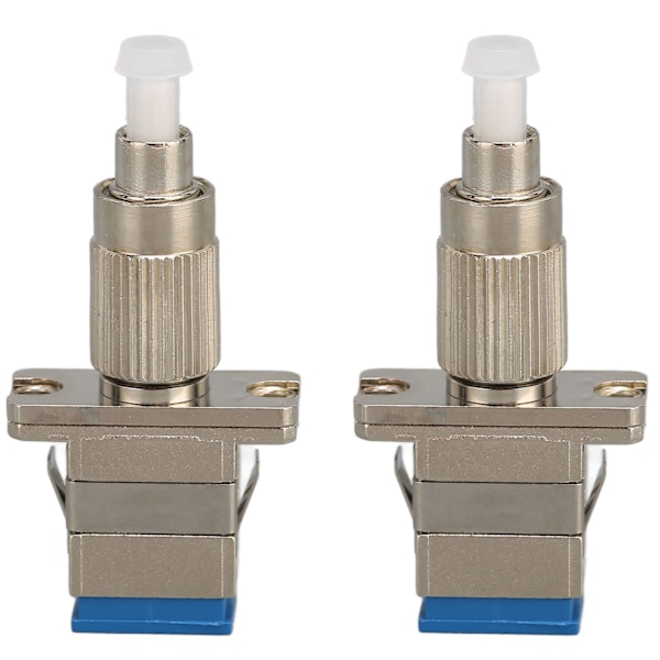 2 stk FC Hann til SC Hunn Adapter FC UPC Hann til SC UPC Hunn Enkeltmodus Hybrid Optisk Fiberkontakt Adapter