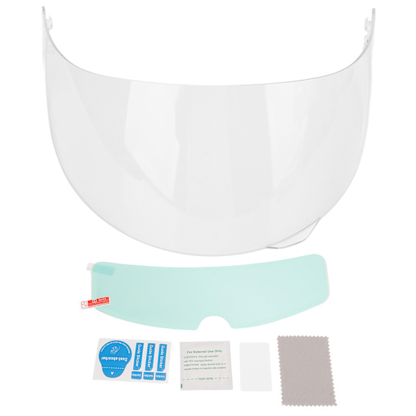 Hjelmlinsevisirbeskyttelse med anti-dug film Motorcykeltilbehør Erstatning for AGV VISOR K5 S3 K3 SV Transparent