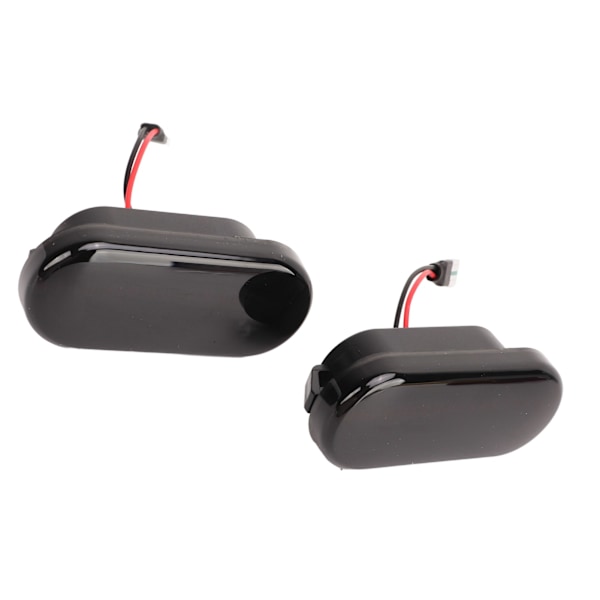 1 par LED Side Marker Lys Svart Vanntett Høy Lysstyrke Side Marker Lys Blinklysutskifting for Bil