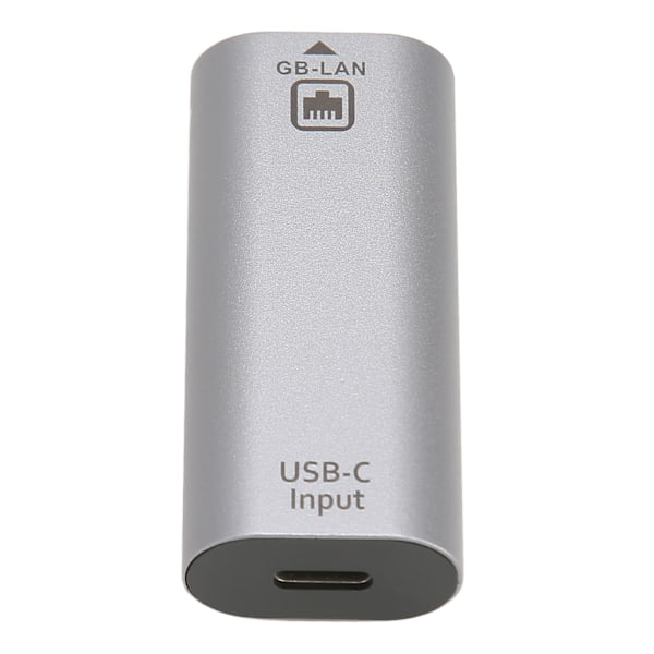 Type C til RJ45 Adapter Plug and Play 1000Mbps Transmission Aluminium Alloy USB C til Ethernet Adapter til Laptop Tablet