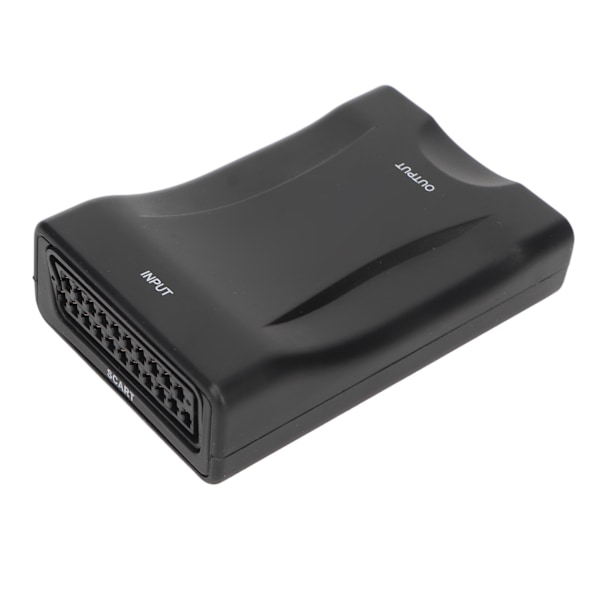 SCART - HD Multimedia Interface -sovitin, tukee 720p 1080P lähtöä, SCART-ääni- ja videomuunninsovitin, EU-pistoke 100‑240V