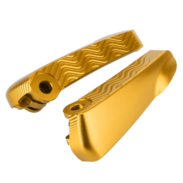 Par Bakre Fotpinnar Pedal Pad Motorcykel Vikbara Fotstöd Passar för Vespa GT/GTS/GTV Guld