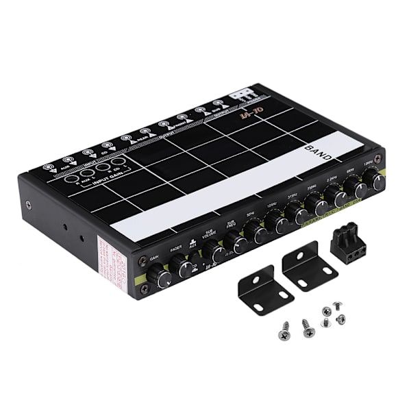 Bilradio Modificeret grafisk Equalizer EQ 7s Bilradiotuner med 3,5 mm Aux in & rat