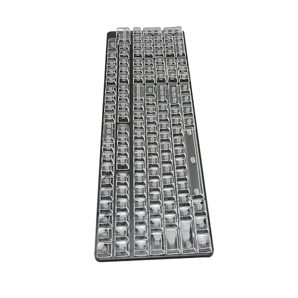 Keycap Sett 132 Taster Høytransparent PC CBSA Høyde Matt Ergonomisk DIY Erstatningstaster for Mekanisk Tastatur Hvit