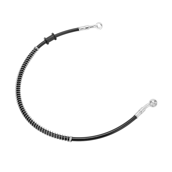 Motorcykel bremseslange Koblingsrør Varmeisolering Følsomt stål PVC Sort Universal 60cm/23,6in