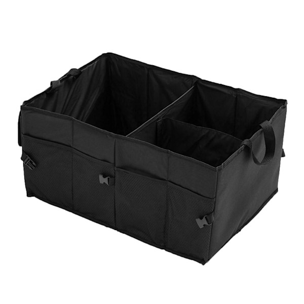 Bil Trunk Oppbevaringsboks Fortykket Oxford Klut Sammenleggbar Bil Trunk Organizer Svart