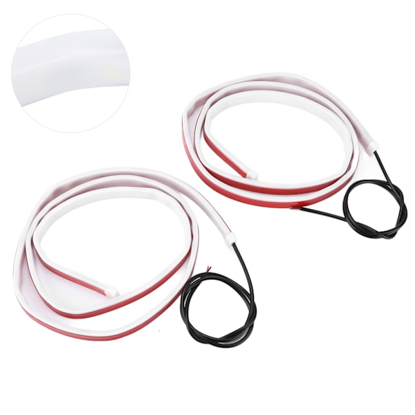 Bildörr Light Strip Öppen Varning Slim Anti Rear End Collision Vattentät Streamer Lampa
