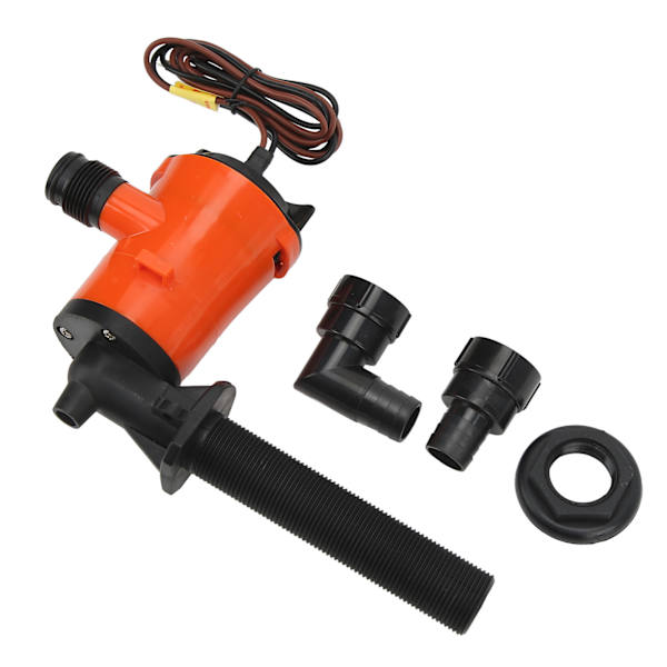 800GPH Livewell Pump Bait Tank Aerator 12V dränkbar patron Båtlänspump för marin