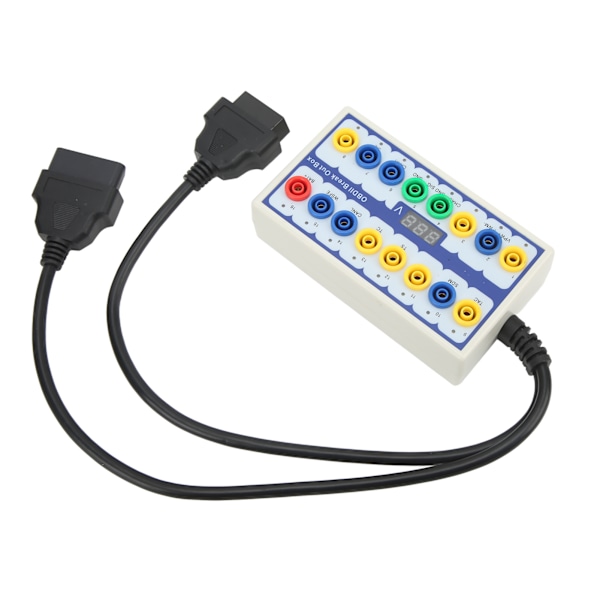 OBD2 Breakout Box Højtydende Pinout Detektor Universal til bil OBD Line Signal Transmission