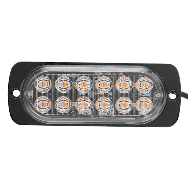 12V 12LED-blink Blinklys Nødadvarselslampe Gul belysning til bilmotorcykellastbil
