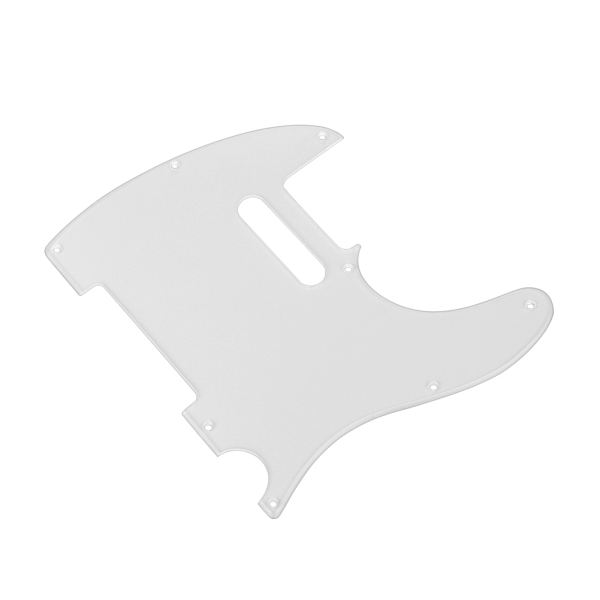 8 Huller Transparent Akryl Pickguard med Skruer for Telecaster TL Stil Elektrisk Gitar