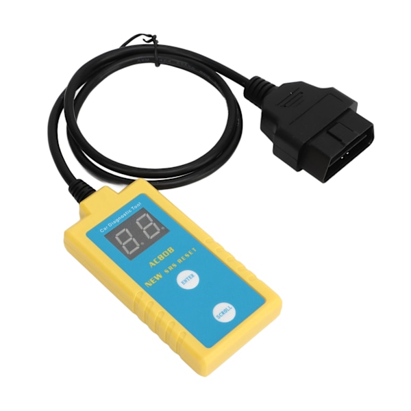 SRS-nulstillingsscanner med 20-pins kabel Præcis LCD-skærm diagnostisk reparationsværktøj passer til E34 E38 Fremstillet mellem 1994 og 2003