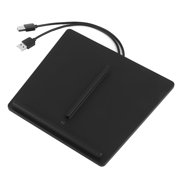 10W trådløs ladeplate Billader for mobiltelefon Dobbel posisjon Passer for Tesla Model 3 /Model YBlack