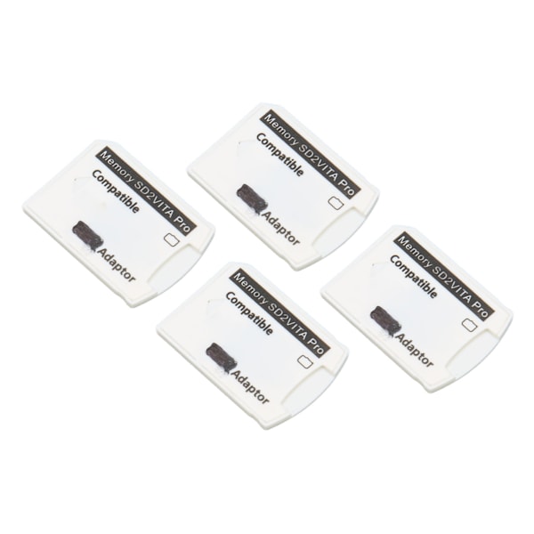 4 stk. for PSV Minnekortadapter Mikro Lagringskortadapter for PS Vita 1000 2000 for PS TV