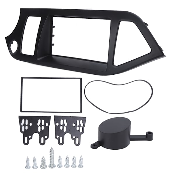 2Din Radio Stereo Fascia Ram Dash CD Panel Trim Dekor Udskiftning til Kia Picanto Morning 2011