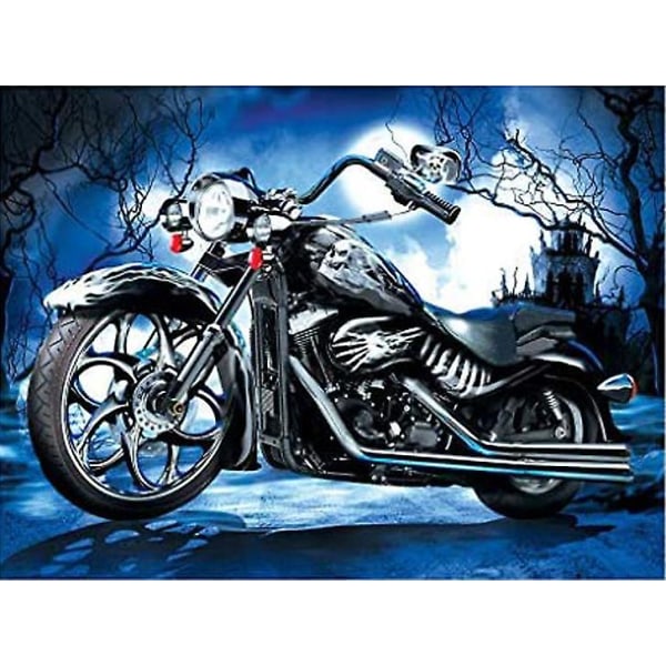 5D diamantmaling Harley motorcykel, 40X30CM-
