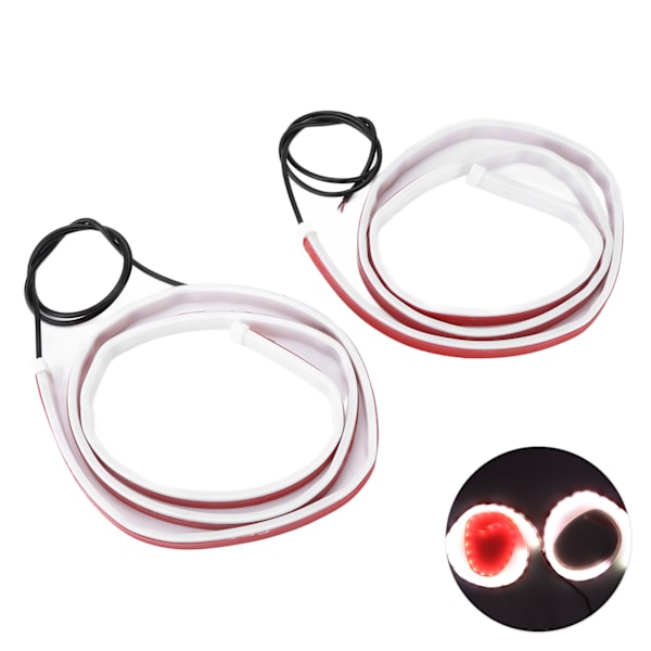 Bildörr Light Strip Öppen Varning Slim Anti Rear End Collision Vattentät Streamer Lampa