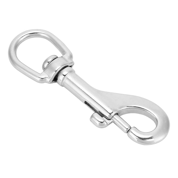 Stainless Steel Swivel Eye Snap Hook for Straps, Bags, Diving (65mm)