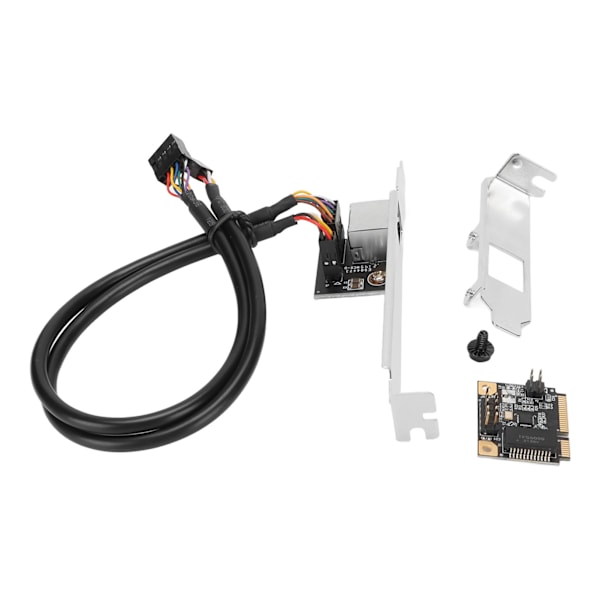 Mini PCI E Gigabit Ethernet-kort 10Mbps 100Mbps 1000Mbps Drivrutinfri RTL8111H Chip RJ45 PCI E-kort för stationära datorer