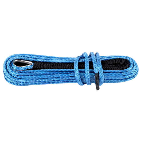 Vinschrep 15 m kabel 7700lbs Nylon Trailer Recovery Dragrem för SUV ATV UTV TrunkBlue