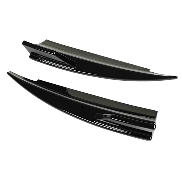 2 stk. Bagagerums Spoiler Sided Splitter Venstre og Højre Lys Sort Udskiftning til Benz CLA‑Class C117 CLA45 AMG Line 2013‑2019