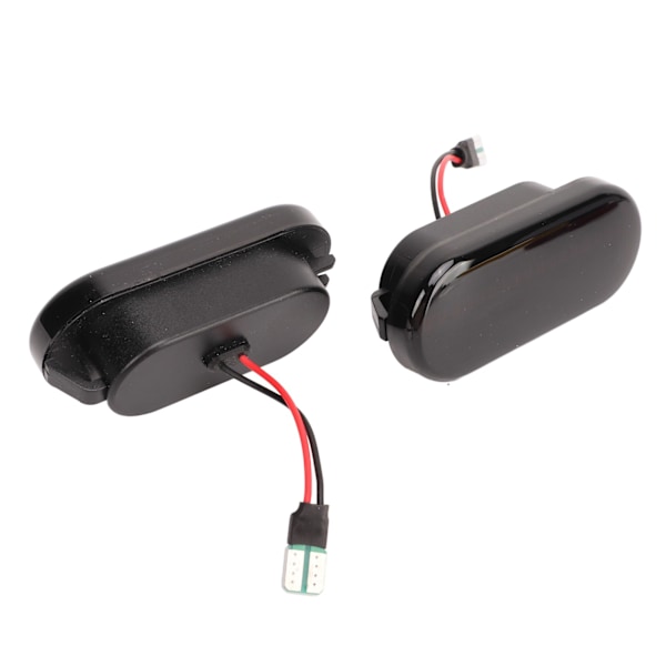 1 par LED Side Marker Lys Svart Vanntett Høy Lysstyrke Side Marker Lys Blinklysutskifting for Bil