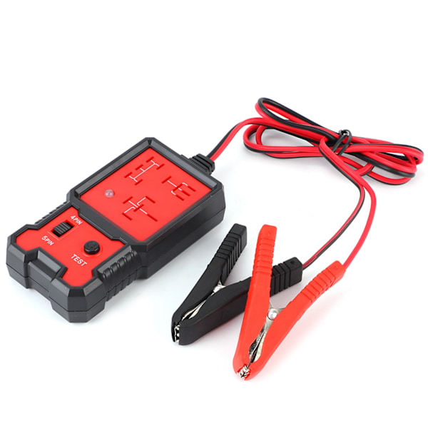 Bärbar 12V bilrelätestare 4-stift 5-stift LED-display diagnostikverktyg för bilreparation