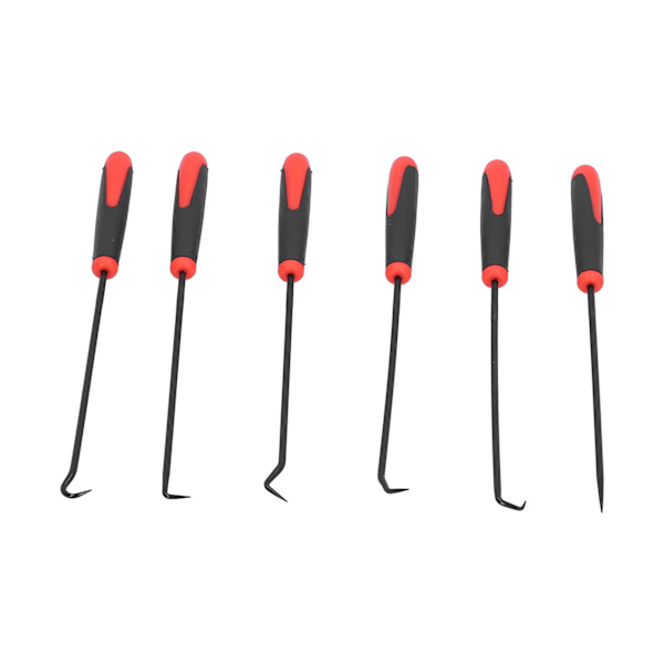 6 st Oljetätningar Krokar ORing Packning Avdragare Remover Pick Set Bärbara bilar handverktyg