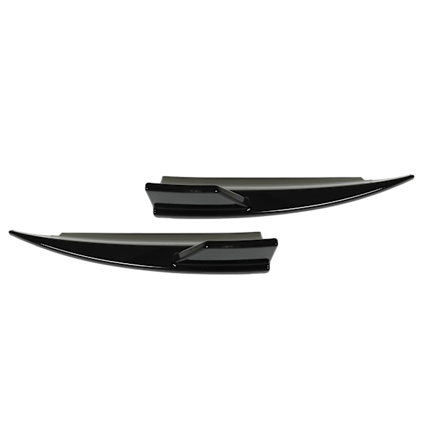 2 stk. Bagagerums Spoiler Sided Splitter Venstre og Højre Lys Sort Udskiftning til Benz CLA‑Class C117 CLA45 AMG Line 2013‑2019