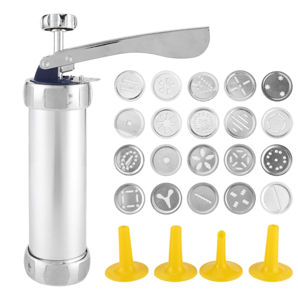 Biscuit Press Maker Kit with 20 Molds and 4 Nozzles