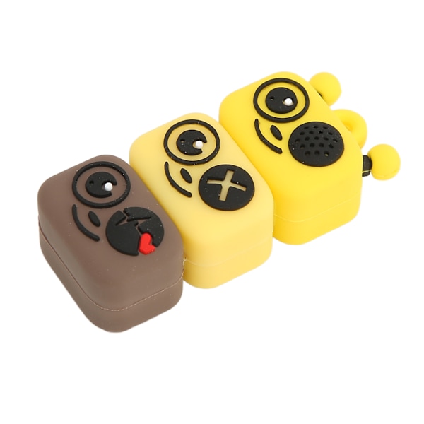 Flashdrev PVC Tegneserie Bi Stil USB 2.0 Standard Hot Swap Bærbar USB-hukommelse til Kontor Forretning Gul 64GB