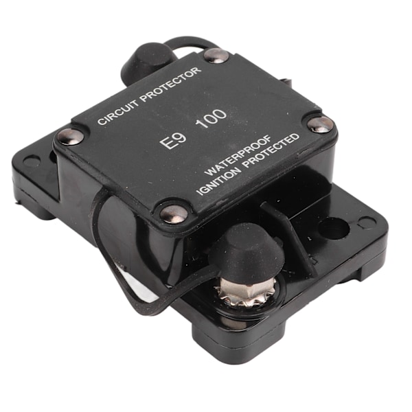 Strømafbryder Automatisk nulstilling 1/4in Stud 32V 100A IP67 Vandtæt til Båd RV Lastbil Batteri